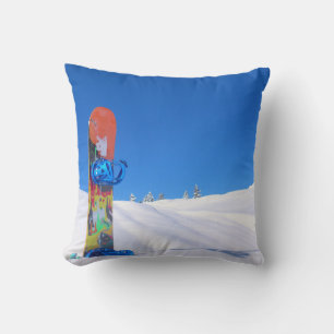 Snowboard Snowboarder Snowboarding Cushion