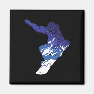 Snowboard Snowboarder Snowboarding Winter Sports S Magnet
