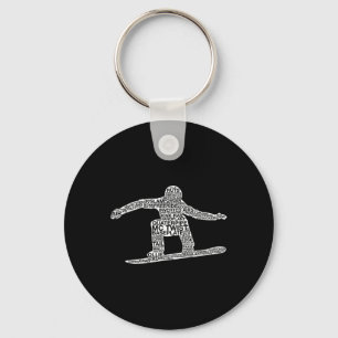 Snowboard Snowboarding 10  Key Ring
