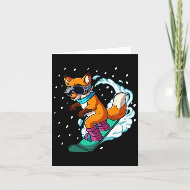 Snowboard Snowboarding 4  Card (Front)