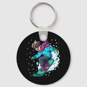 Snowboard Snowboarding 5  Key Ring
