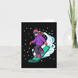 Snowboard Snowboarding 6 Card
