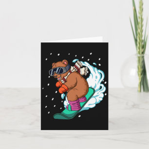 Snowboard Snowboarding Card