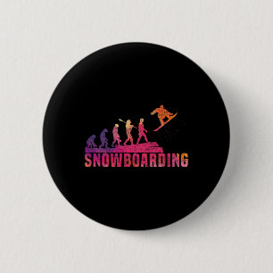 Snowboard Snowboarding Evolution Freestyle Snowboa 6 Cm Round Badge