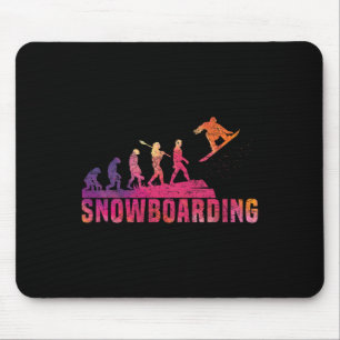 Snowboard Snowboarding Evolution Freestyle Snowboa Mouse Pad