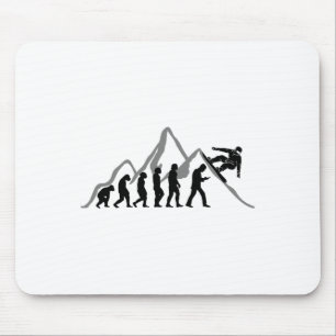 Snowboard Snowboarding Evolution Snowboards Snowbo Mouse Pad