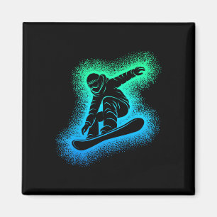 Snowboard Snowboarding Kids Boys Men Magnet