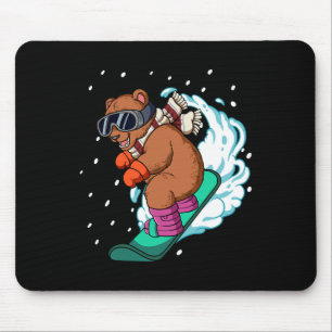 Snowboard Snowboarding Mouse Pad