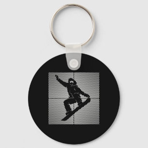 Snowboard Snowboarding Skilift Snowboarder  Key Ring