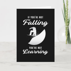 Snowboard Snowboarding Snow Snowboarder Funny Gift Card