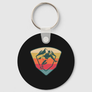 Snowboard Snowboarding Snow Winter Mountain Skiing Key Ring