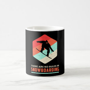 Snowboard Snowboarding Snowboarder Retro Gift Coffee Mug