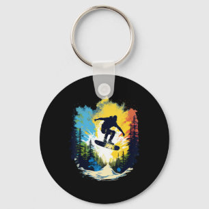 Snowboard Snowboarding Snowboarder Snowboard For M Key Ring