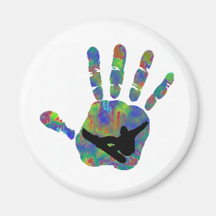 Snowboard That Type Magnet