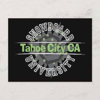 Snowboard University - Tahoe City CA Postcard