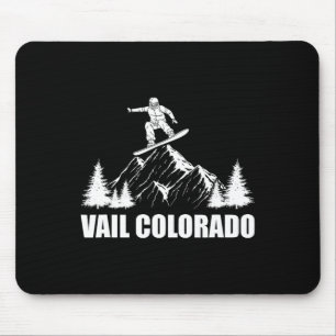 Snowboard Vail Colorado Snowboarding Mouse Pad