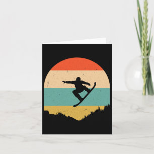 Snowboard Vintage Snowboarder Winter Snow Snowboar Card