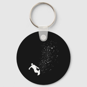 Snowboard - Winter Snowboarding Freestyle Sowboard Key Ring