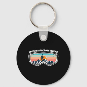 Snowboardcross Snowboarding Goggles As Snowboardcr Key Ring