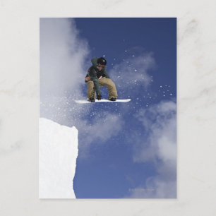 Snowboarder 2 postcard