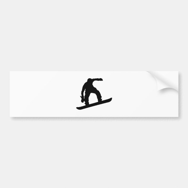 Snowboarder_4 Bumper Sticker (Front)