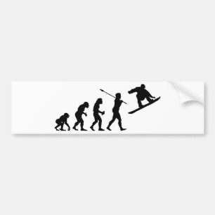 Snowboarder Bumper Sticker