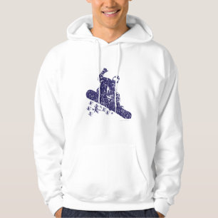 Snowboarder Catching High Snow Drifts Hoodie