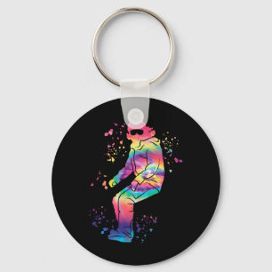 Snowboarder Colorful Snowboard Snowboarding 35  Key Ring