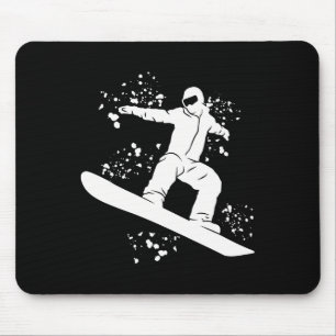 Snowboarder Colourful Snowboard Snowboarding 2 Mouse Pad