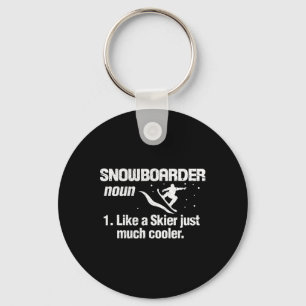Snowboarder Definition Meaning Snowboarding Snowbo Key Ring