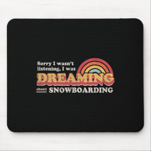 Snowboarder Design Mouse Pad
