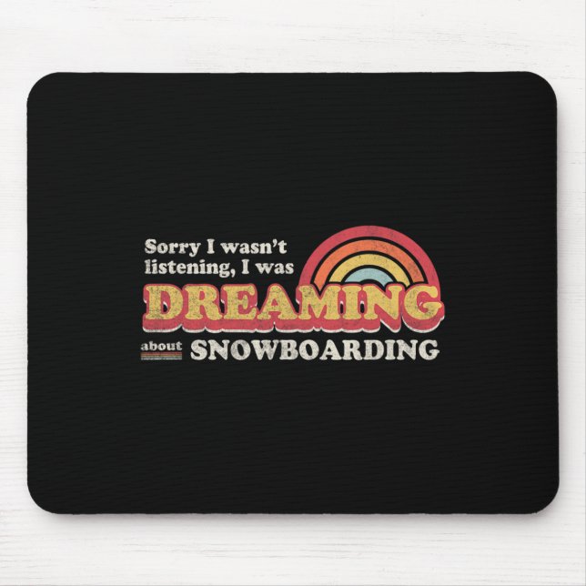 Snowboarder Design  Mouse Pad (Front)