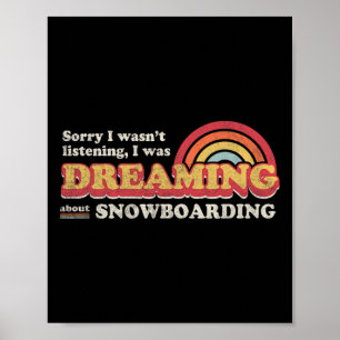 Snowboarder Design Poster