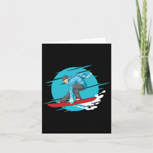 Snowboarder Extreme Winter Sports Snowboarding  Card