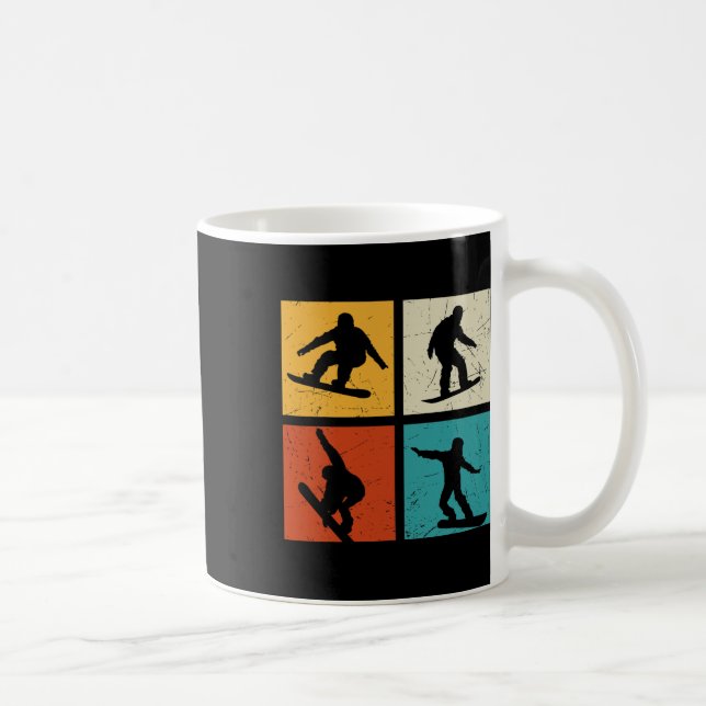 Snowboarder Free Style Snowboarding Snowboard Extr Coffee Mug (Right)