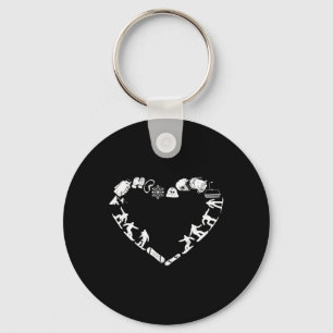 Snowboarder Freeriding Design. Ski Snowboard Snowb Key Ring