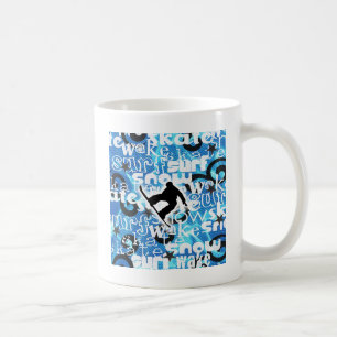 Snowboarder - Gone Boarding Gear Coffee Mug