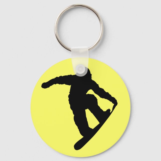 Snowboarder Key Ring (Front)