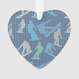 Snowboarder Lines Ornament