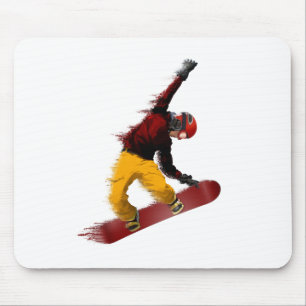 Snowboarder Mouse Pad