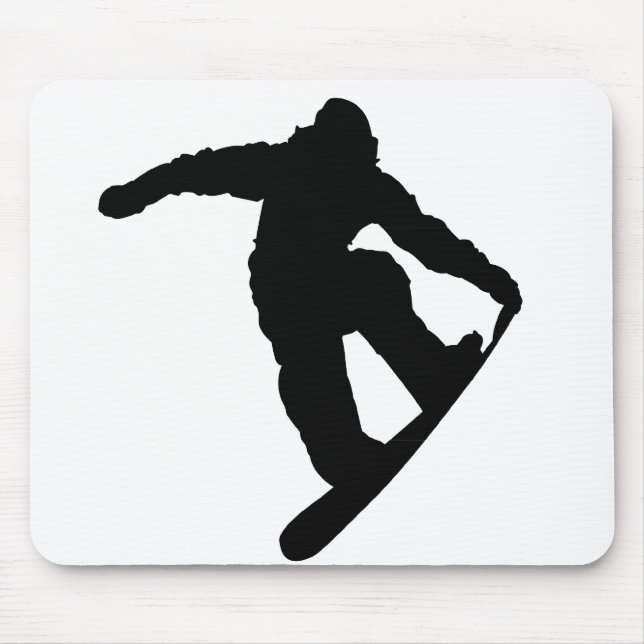 Snowboarder Mouse Pad (Front)