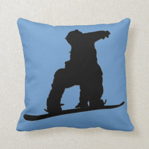 Snowboarder Pillow