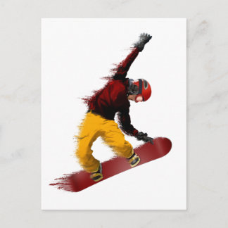 Snowboarder Postcard
