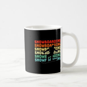 Snowboarder Retro Snowboarding Lover  Coffee Mug