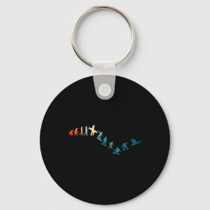 Snowboarder Retro Snowboarding Snowboard Extreme S Key Ring
