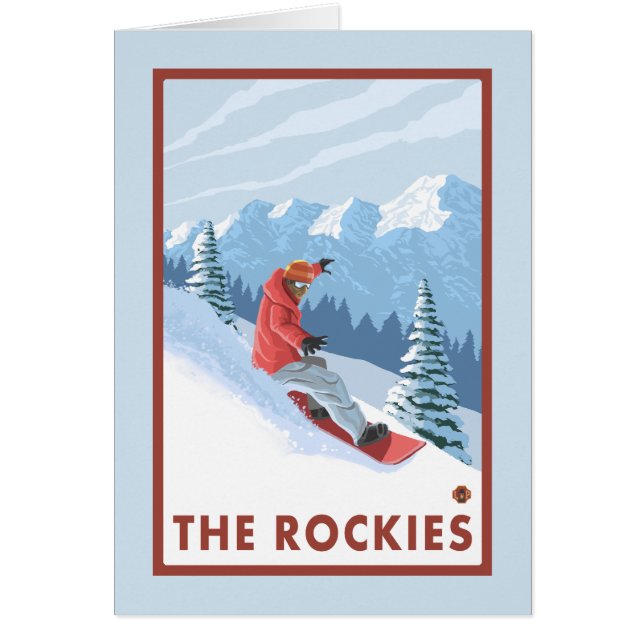Snowboarder Scene - The Rockies (Front)