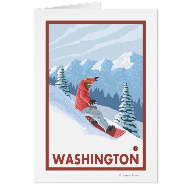 Snowboarder Scene - Washington (Front)