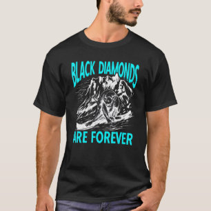 Snowboarder Ski Trip Black Diamonds Are Forever Sn T-Shirt
