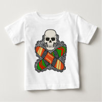 Snowboarder Skull Jolly Roger Pirate Flag Design