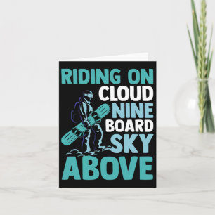 Snowboarder Snowboarding  Card